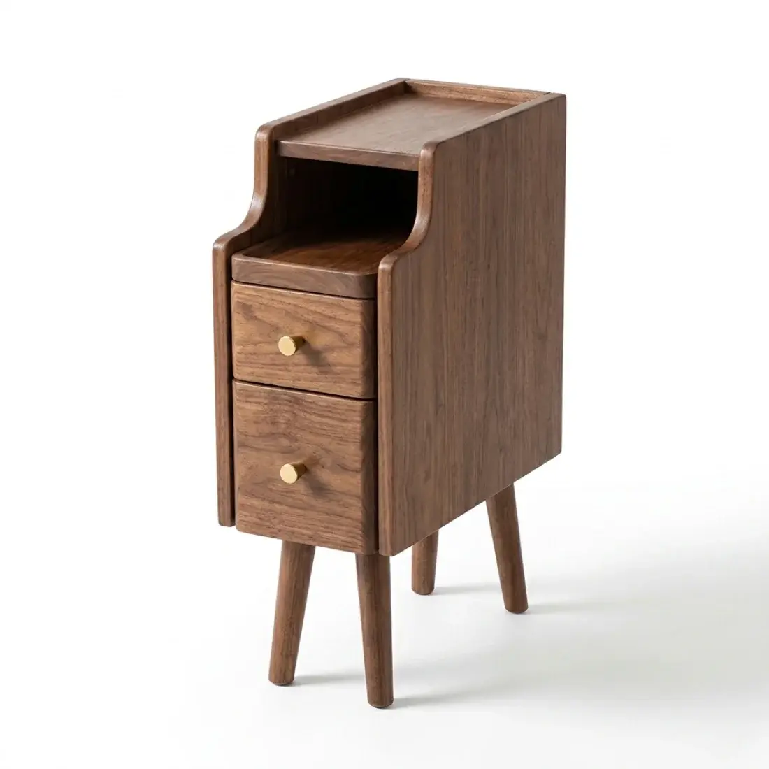 [Compre 1, Leve 2] - Mesa de Cabeceira Slim Home em Madeira Maciça — Madeira